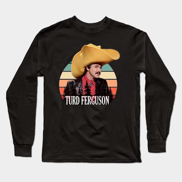 Norm MacDonald With Big Hat Long Sleeve T-Shirt by Phenom Palace